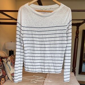 Vince Striped Long Sleeve Top